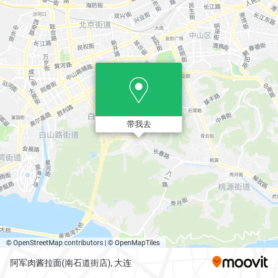 阿军肉酱拉面(南石道街店)地图