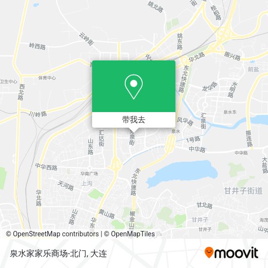 泉水家家乐商场-北门地图