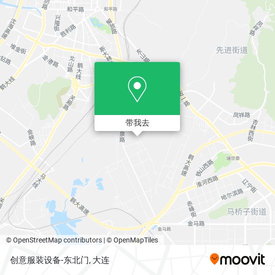 创意服装设备-东北门地图
