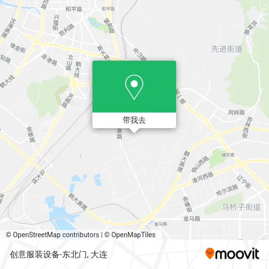 创意服装设备-东北门地图