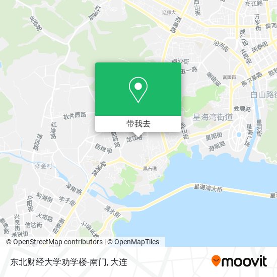 东北财经大学劝学楼-南门地图