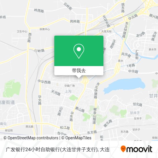 广发银行24小时自助银行(大连甘井子支行)地图