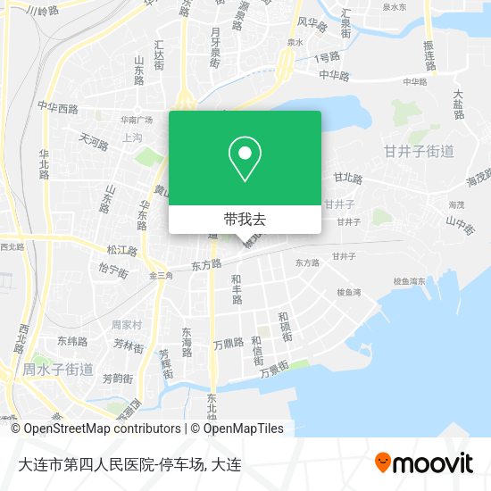 大连市第四人民医院-停车场地图