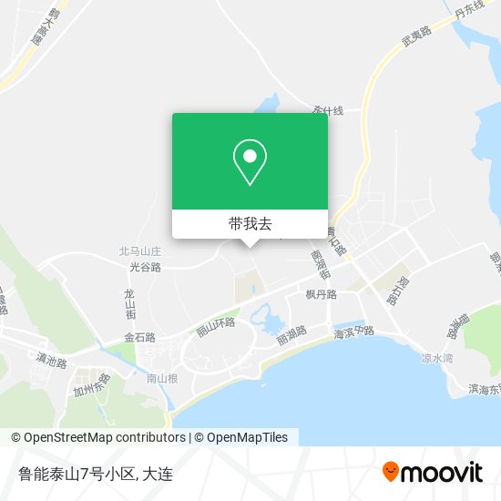 鲁能泰山7号小区地图