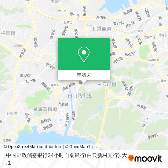 中国邮政储蓄银行24小时自助银行(白云新村支行)地图