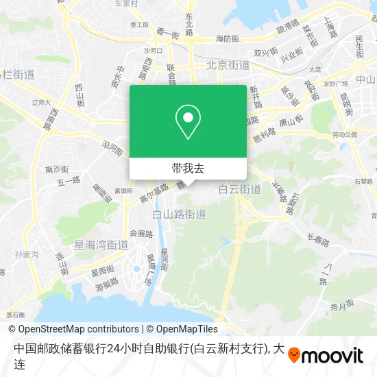 中国邮政储蓄银行24小时自助银行(白云新村支行)地图