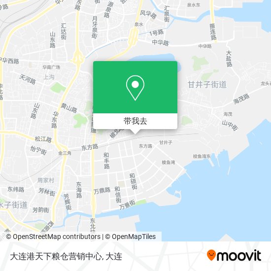 大连港天下粮仓营销中心地图