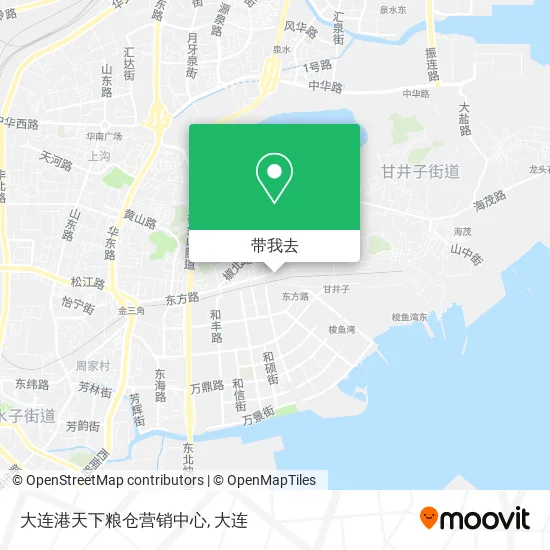 大连港天下粮仓营销中心地图