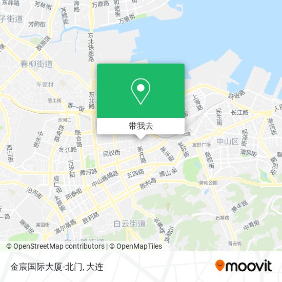 金宸国际大厦-北门地图