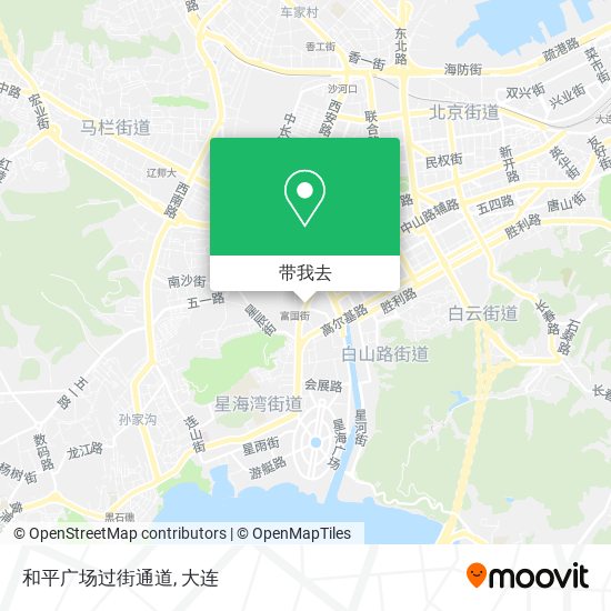 和平广场过街通道地图