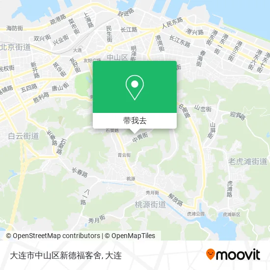 大连市中山区新德福客舍地图