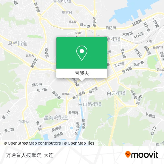 万通盲人按摩院地图
