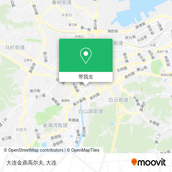 大连金鼎高尔夫地图