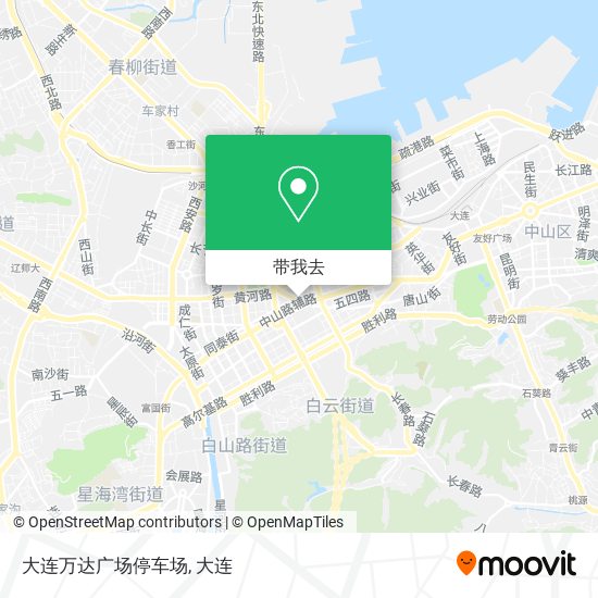 大连万达广场停车场地图
