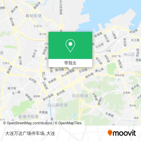 大连万达广场停车场地图