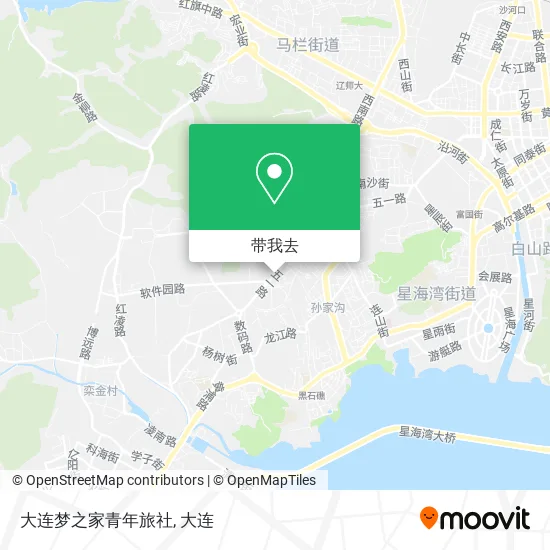 大连梦之家青年旅社地图