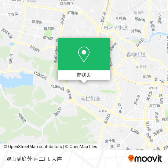 观山满庭芳-南二门地图