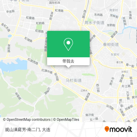 观山满庭芳-南二门地图