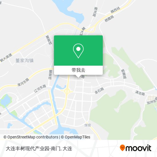 大连丰树现代产业园-南门地图