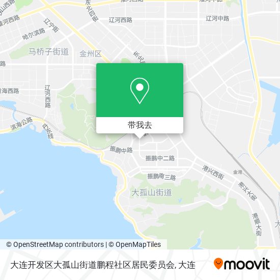 大连开发区大孤山街道鹏程社区居民委员会地图