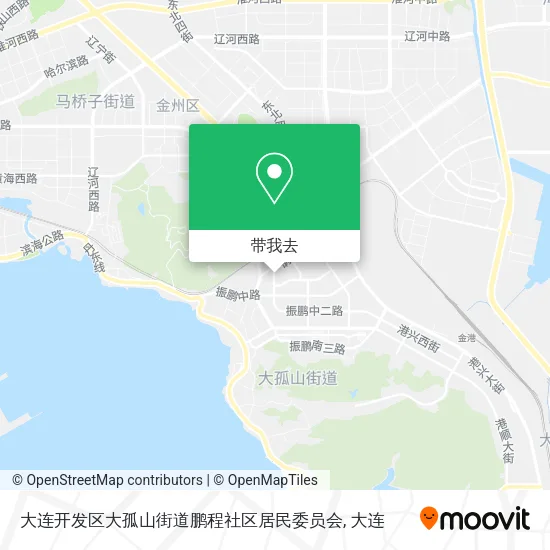 大连开发区大孤山街道鹏程社区居民委员会地图