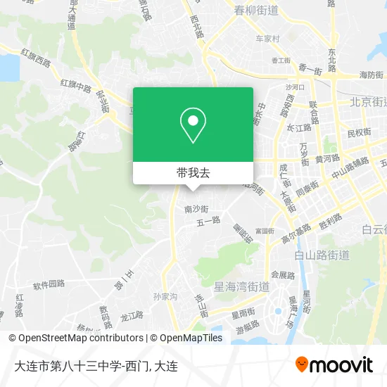 大连市第八十三中学-西门地图