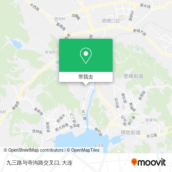 九三路与寺沟路交叉口地图