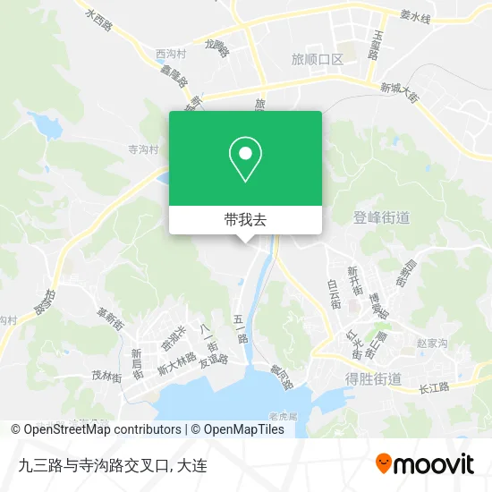九三路与寺沟路交叉口地图