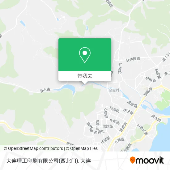 大连理工印刷有限公司(西北门)地图