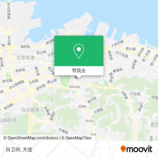 自卫街地图
