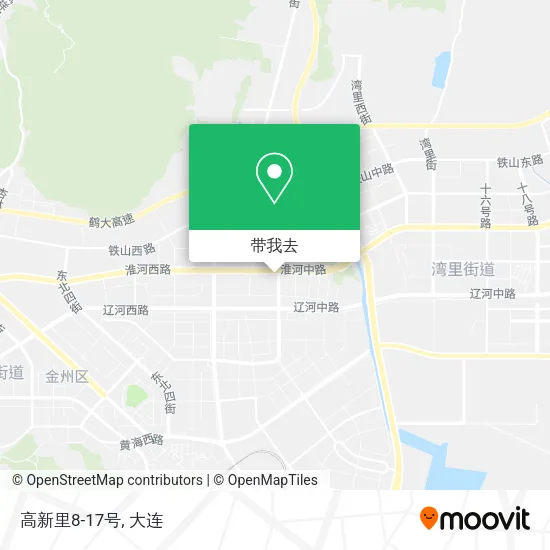 高新里8-17号地图