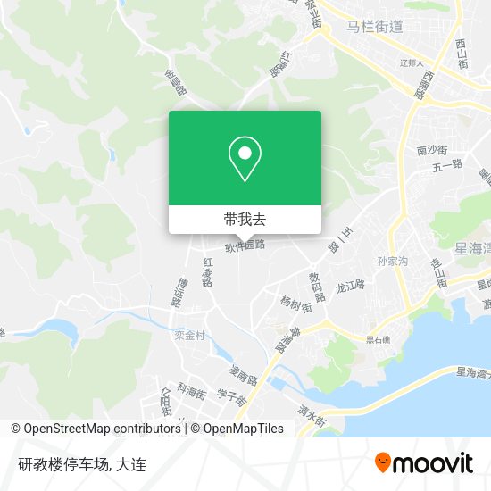 研教楼停车场地图