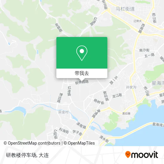 研教楼停车场地图