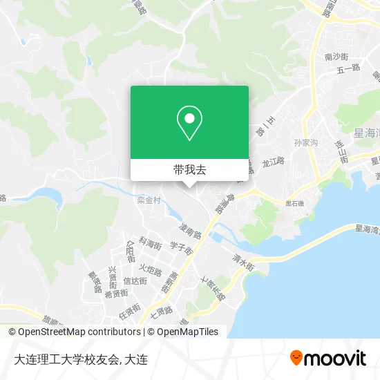 大连理工大学校友会地图
