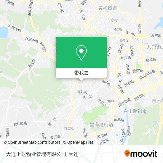 大连上达物业管理有限公司地图
