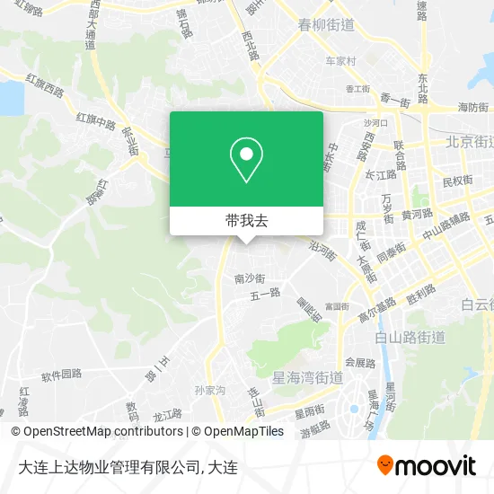 大连上达物业管理有限公司地图