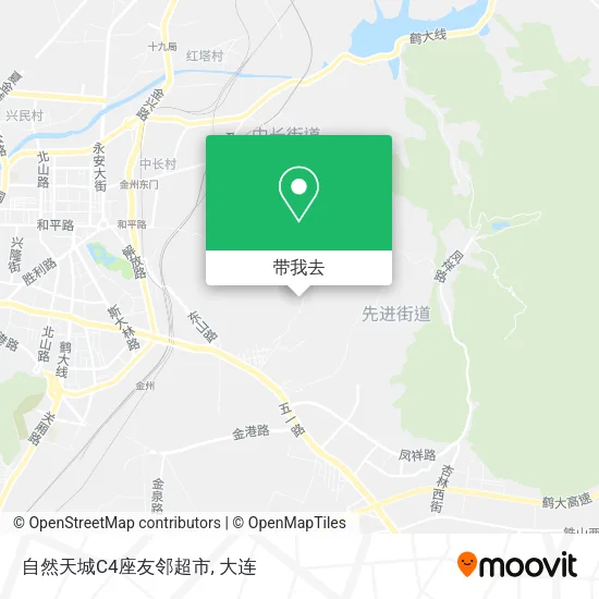 自然天城C4座友邻超市地图