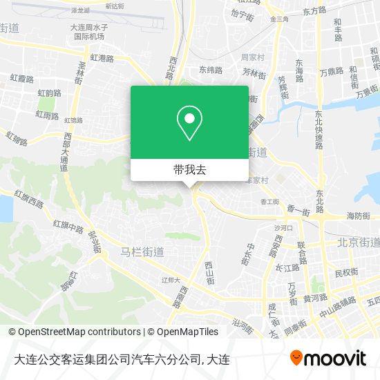 大连公交客运集团公司汽车六分公司地图