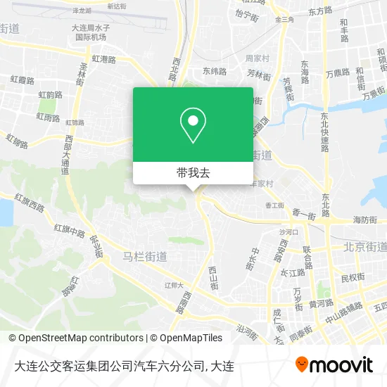 大连公交客运集团公司汽车六分公司地图