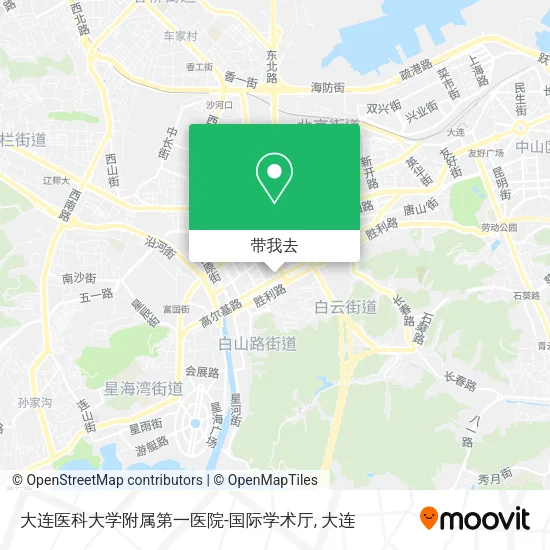 大连医科大学附属第一医院-国际学术厅地图
