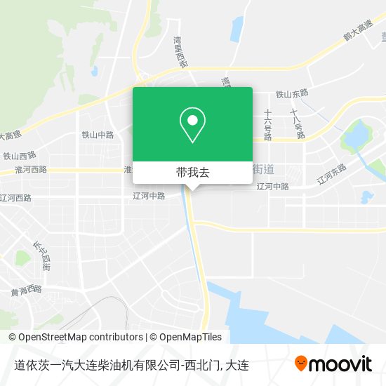 道依茨一汽大连柴油机有限公司-西北门地图
