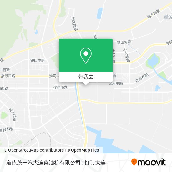 道依茨一汽大连柴油机有限公司-北门地图
