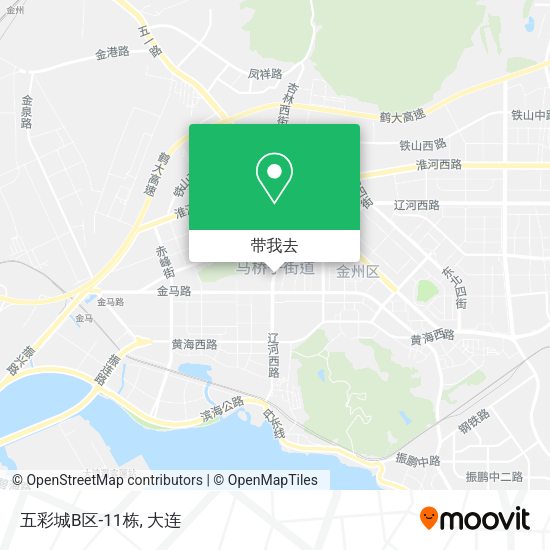 五彩城B区-11栋地图