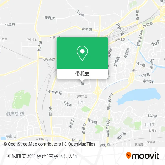可乐菲美术学校(华南校区)地图