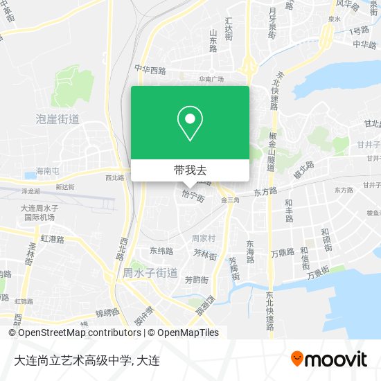 大连尚立艺术高级中学地图