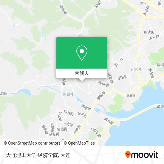 大连理工大学-经济学院地图
