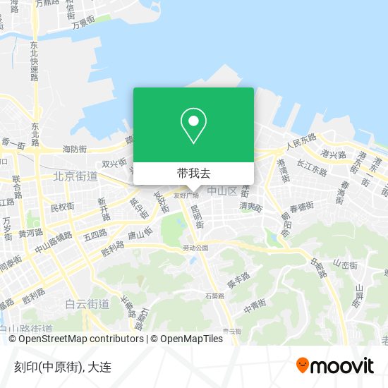 刻印(中原街)地图