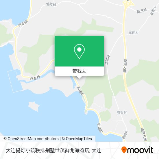 大连提灯小筑联排别墅世茂御龙海湾店地图