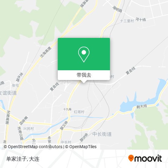单家洼子地图