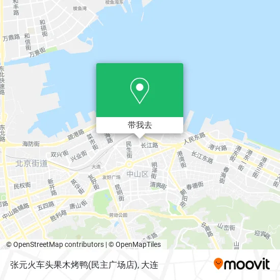 张元火车头果木烤鸭(民主广场店)地图